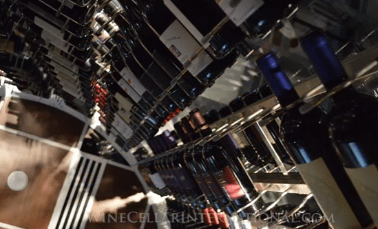 Floor to Ceiling Commercial VintageView Metal Wine Racks