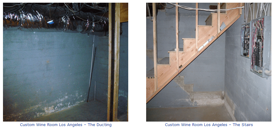 Before Photos - Custom Wine Cellars Santa Monica California Project
