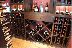 These are the regal-themed wooden wine racks made of Alder wood