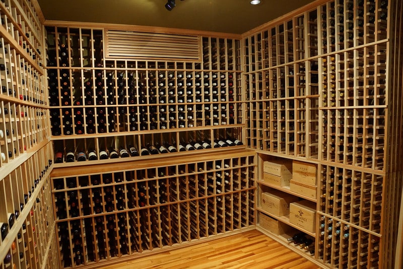 Completed Custom Wine Cellars Orange County California