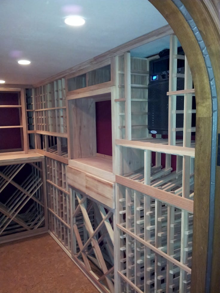 Wood Wine Racks California Dana Point Project
