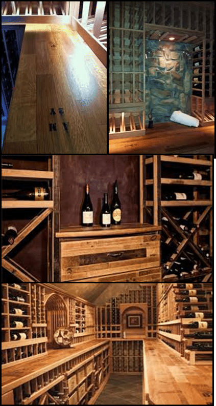 Wine Barrel Countertops for Wine Cellars