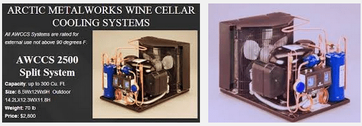 Split Wine Cellar Refrigeration