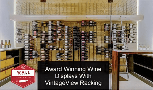 Click here to view more contemporary wine cellars with VintageView metal wine racks.