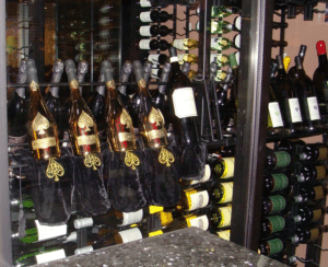 Modern Commercial Wine Cellar Display