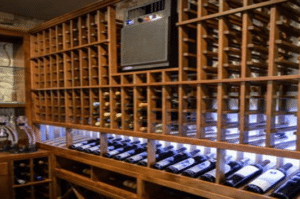 An Efficient Wine Cellar Cooling Unit Installed by HVAC Specialists in Orange County