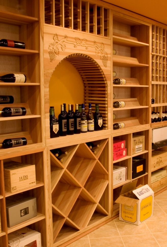 Custom Wine Racks Manufactured by Orange County Designers and Installers