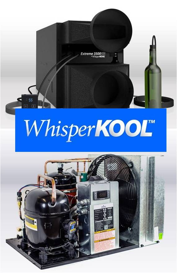 WhisperKOOL Wine Cellar Refrigeration Systems are Effective and Reliable