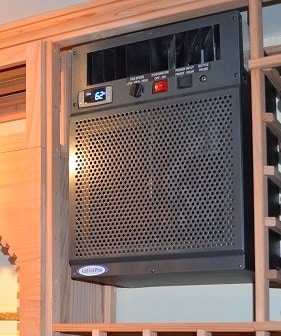 CellarPro Self-Contained Wine Cellar Cooling Unit Installed by Orange County Experts