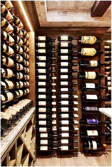 VINTAGEVIEW Floor to Ceiling Wine Racks by Residential Custom Wine Cellar Installers in Orange County