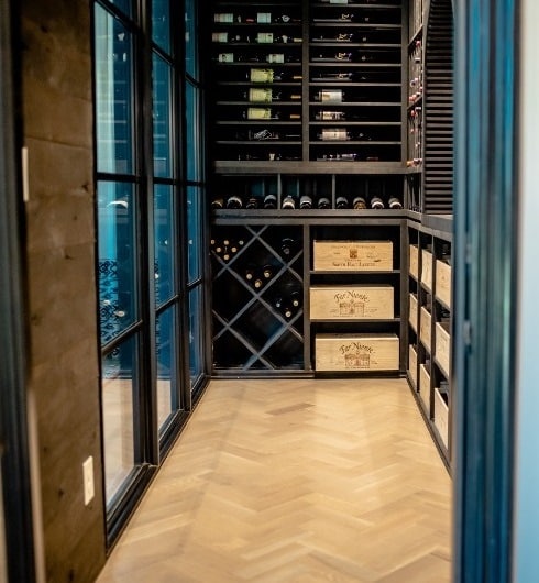 Custom Wine Cellar Built by Orange County Expert Installers