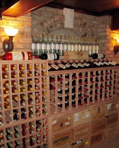 One of the Elegant Wine Cellars Built by Our Contractors in Orange County