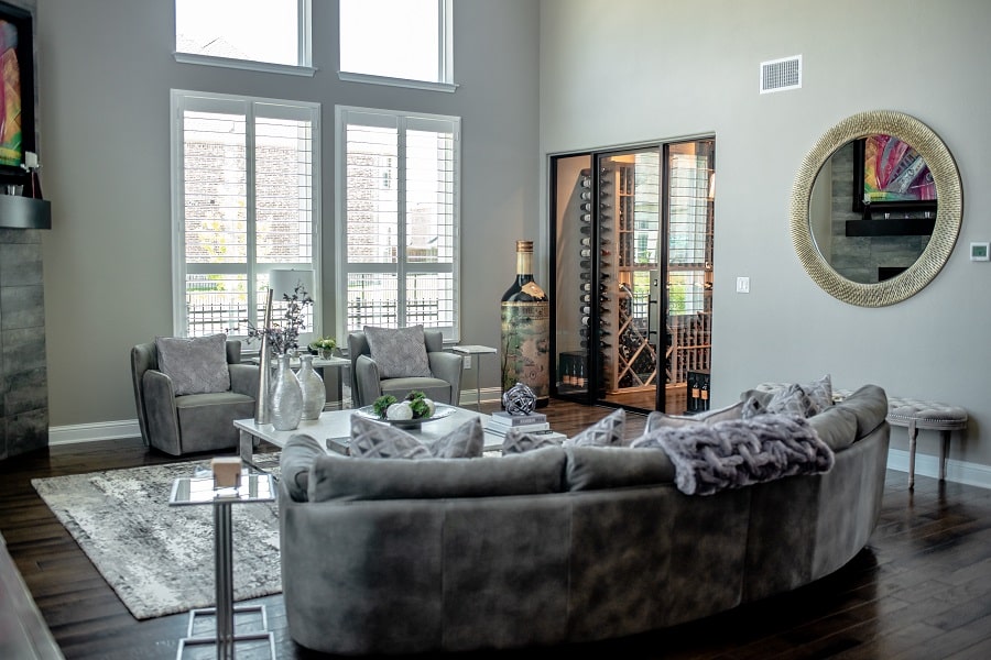46 - Contemporary Wine Room Custom Cellar Builders Designers Naples California