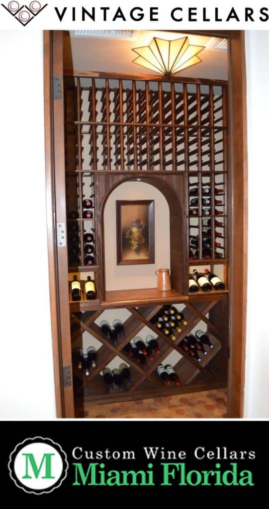 A Closet Wine Cellar Designed by Experts in Orange County, California