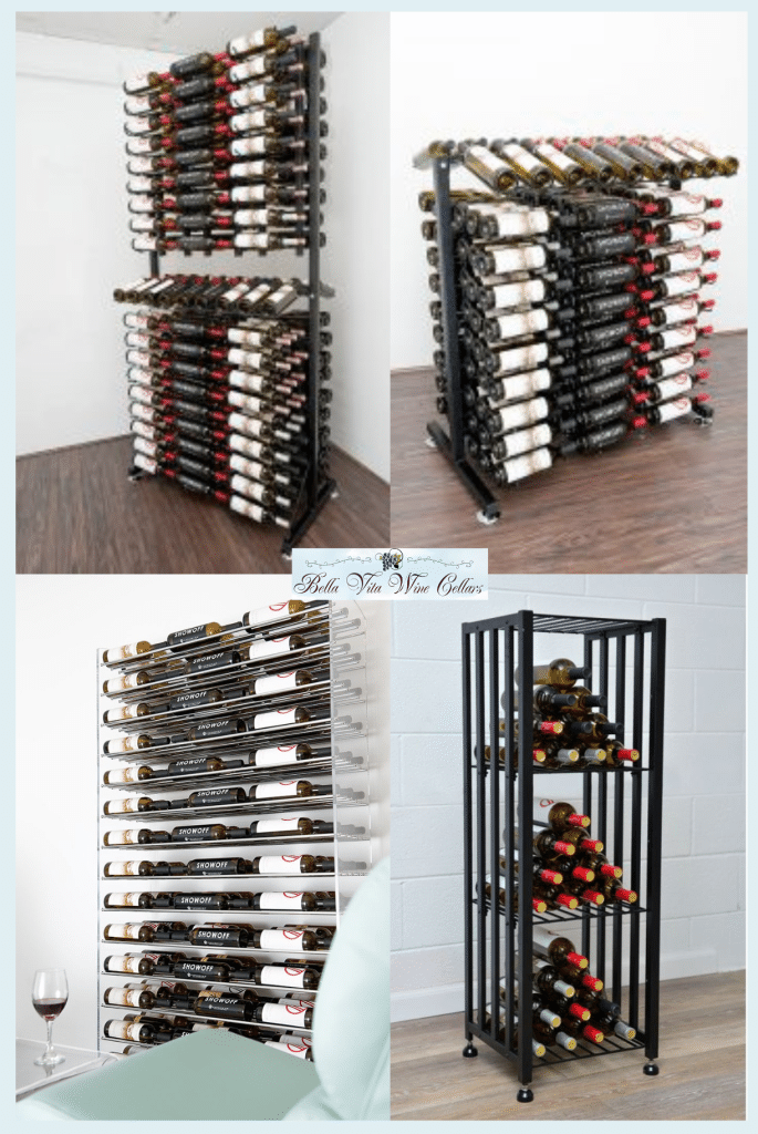 metal wine racks