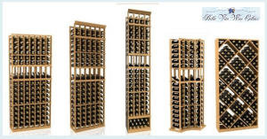 Custom wooden wine racks