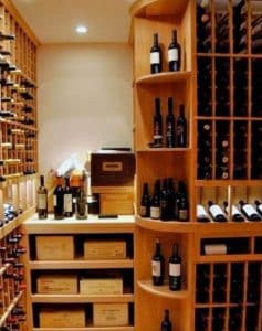 Stylish Wooden Custom Wine Rack by Bella Vita Wine Cellars Installers