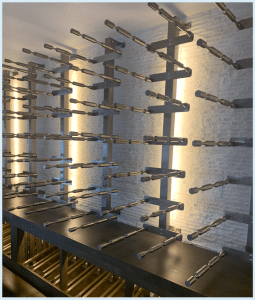 Metal Wine Pegs for Modern Wine Rooms
