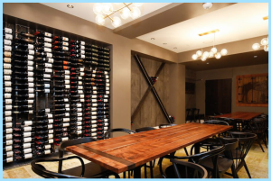 Commercial Wine Cellars with Modern Wine Racks in Orange County