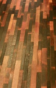 Reclaimed wine barrel flooring design ideas from Naples Florida