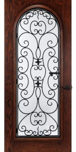 4 - Cape Coral Wood Glass Iron Wine Cellar Doors Specialty Design
