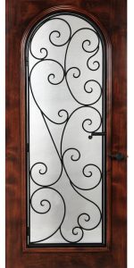 7 - Fort Lauderdale Glass & Iron Custom Wine Cellar Door Miami