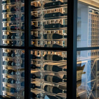 Modern Glass Wine Cellars with Good Refrigeration Systems