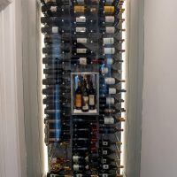 3 - Small Wine Cellar in a Glass-enclosed Display Small Wine Cellar in a Glass-enclosed Display