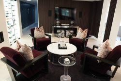 4 - Residential Wine Cellar Tasting Table Residential Wine Cellar Tasting Table