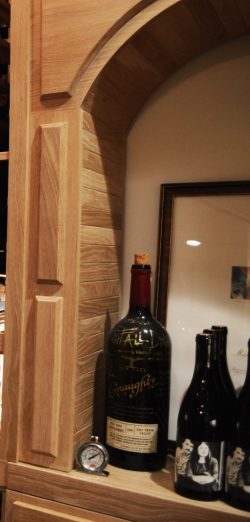 7 - Traditional Wine Cellar with Arch Display in Orange County Traditional Wine Cellar with Arch Display in Orange County