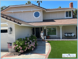 12 - Residential Area in Yorba Linda, California Where the Glass Wine Cellar was Built Modern Home with Glass Wine Wall Project