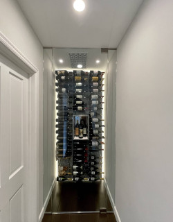 Small Wine Room with Modern Approach