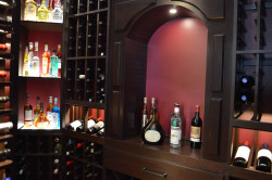 Arch Tabletop Displayed in a Vintage Wine Cellar