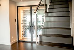 5 - Glass Wine Cellar Under Stairs Glass Wine Cellar Under Stairs