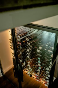 2 - Top View Orange County Glass Wine Cellar Top View Orange County Glass Wine Cellar