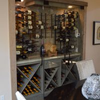 6 - Home Wine Cellar Transitional Design Home Wine Cellar Transitional Design
